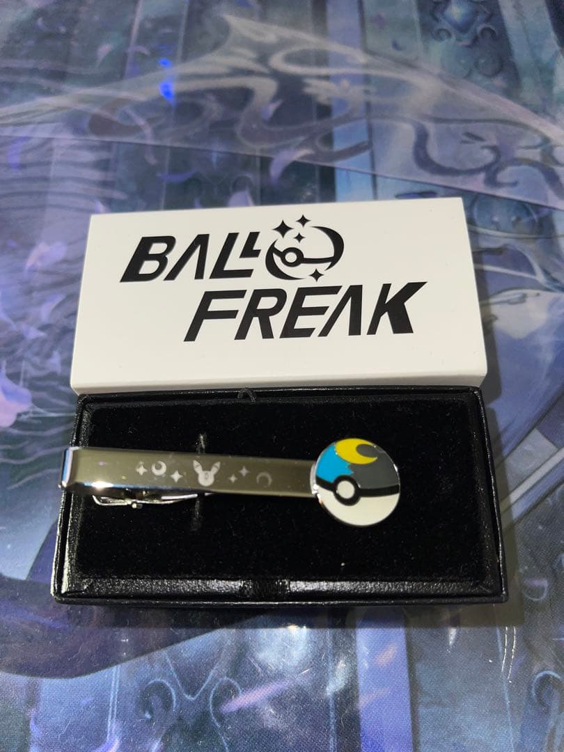 ポケモン BALL FREAK ブラッキー×ムーンボール ネクタイ タイピン