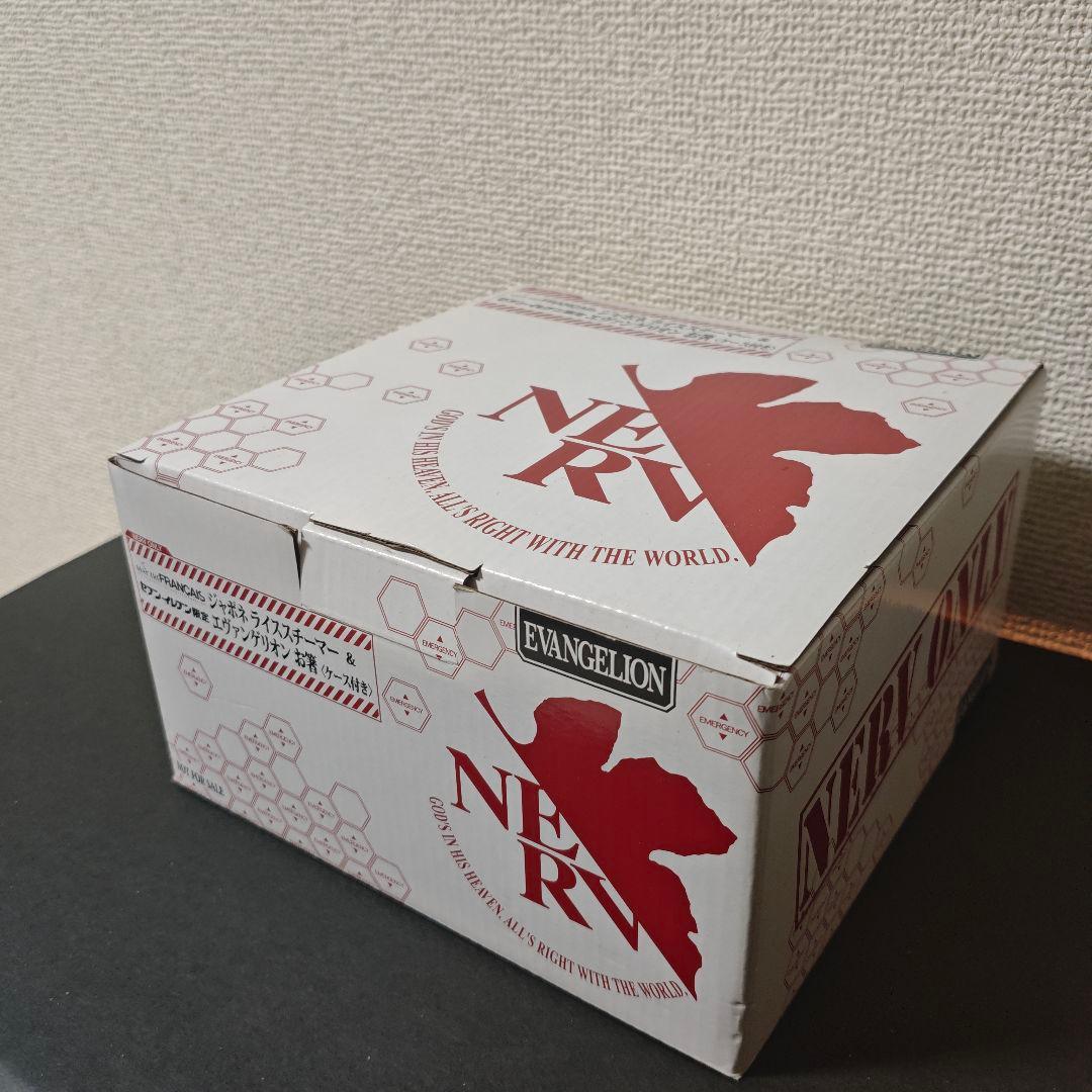 セブン限定・未使用】エヴァ NERV ライススチーマー＆お箸＆レシピ
