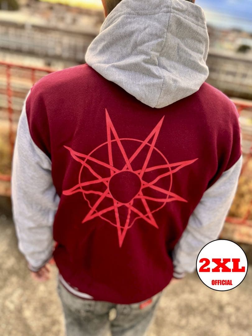 新品未使用 SLIPKNOT / 9-Point Star ジャケット 2XL SLIPKNOT / 9-Point Star ジャケット MAROON / GREY