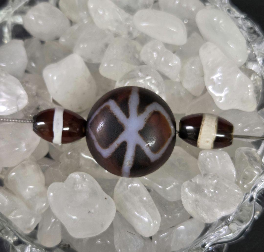 969 天珠 金剛杵天珠 羊眼 板眼 一線 dzibeads！
