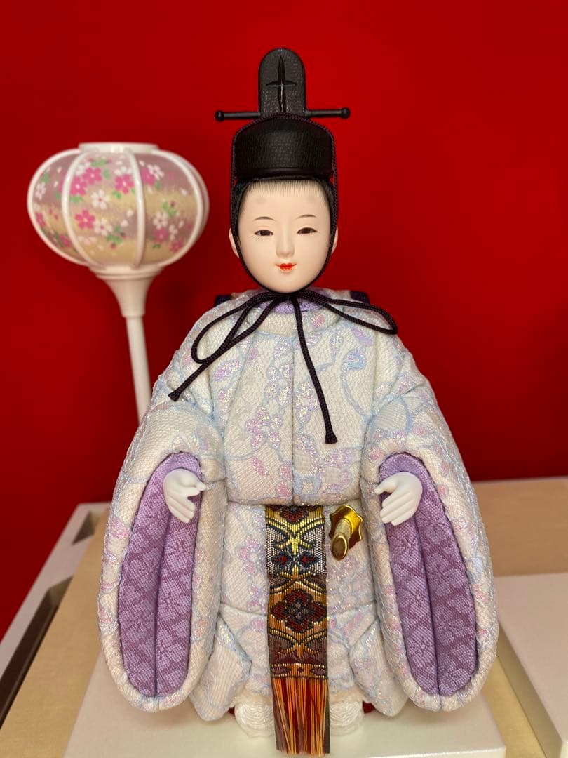 東京久月 木目込み人形 ほのか立ち親王飾り・杉田明十志 原作