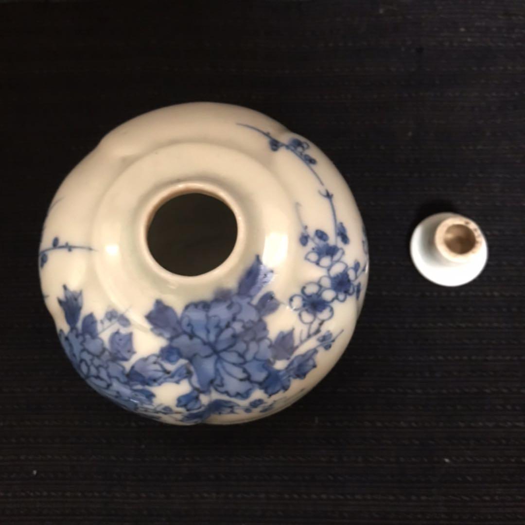 茶人宅からの蔵出品 染付小壺 振出 時代保証品 - メルカリ