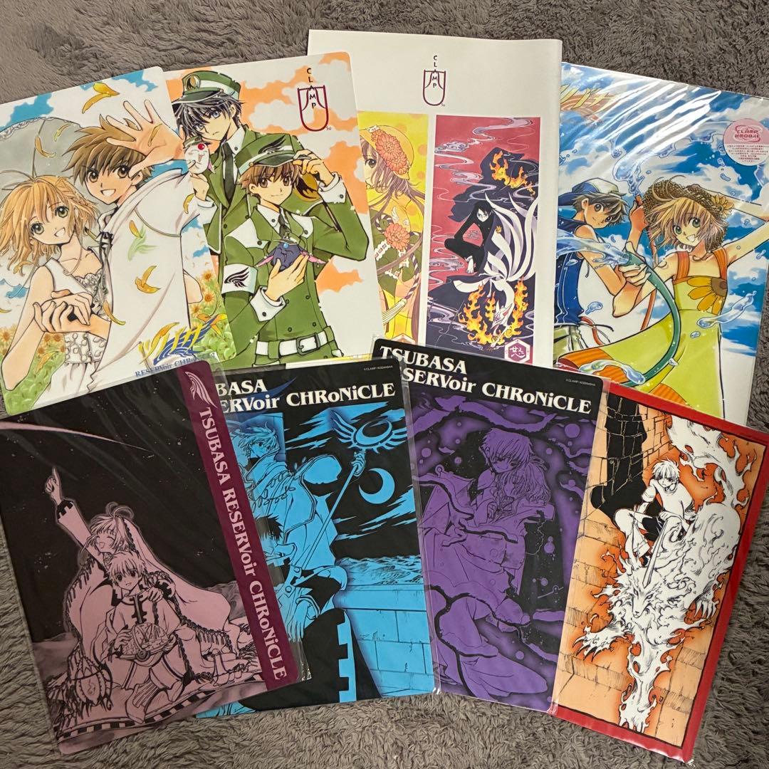 ツバサクロニクル CLAMP展 四su 下敷き、クリアファイル、パンフレット