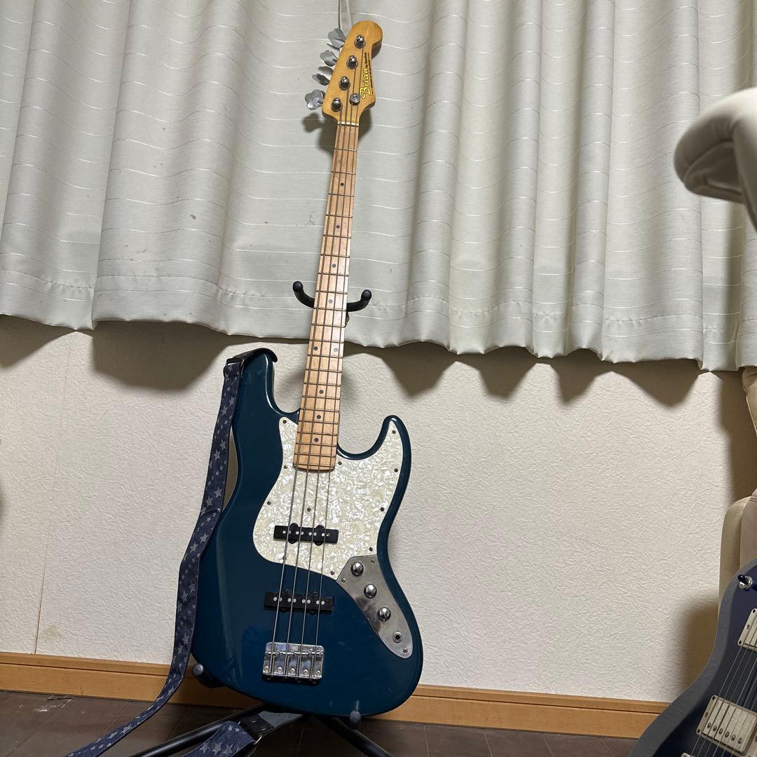 Brian by Bacchus ジャズベーススタイル エレキベース 青 - メルカリ
