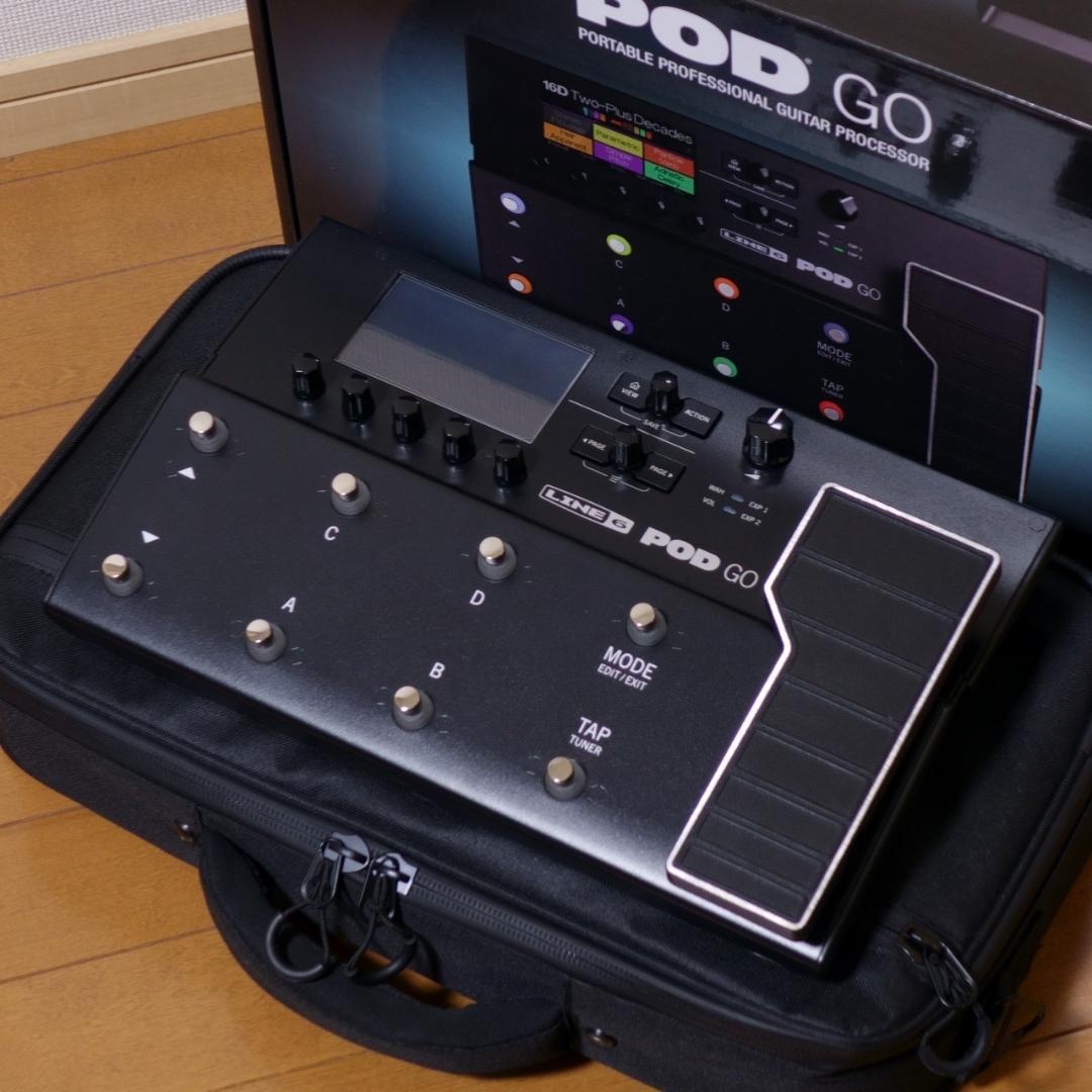 LINE6 POD GO 純正ケース付き 美品! POD Go & POD Go Wireless Amp and Effects Processor: Shoulder Bag