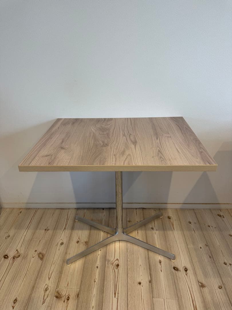 カフェ 長方形テーブル 60×80cm高さ75cm 1本脚 業務用③ カフェ 長方形テーブル 60×80cm高さ75cm 1本脚 業務用③ - メルカリ