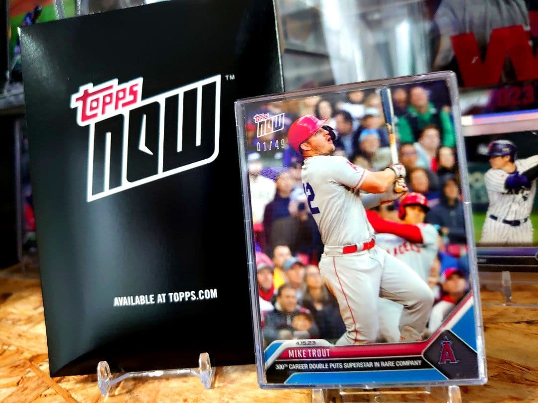 ブルーパラレル 1/49】マイク・トラウト&大谷翔平 topps now シリ