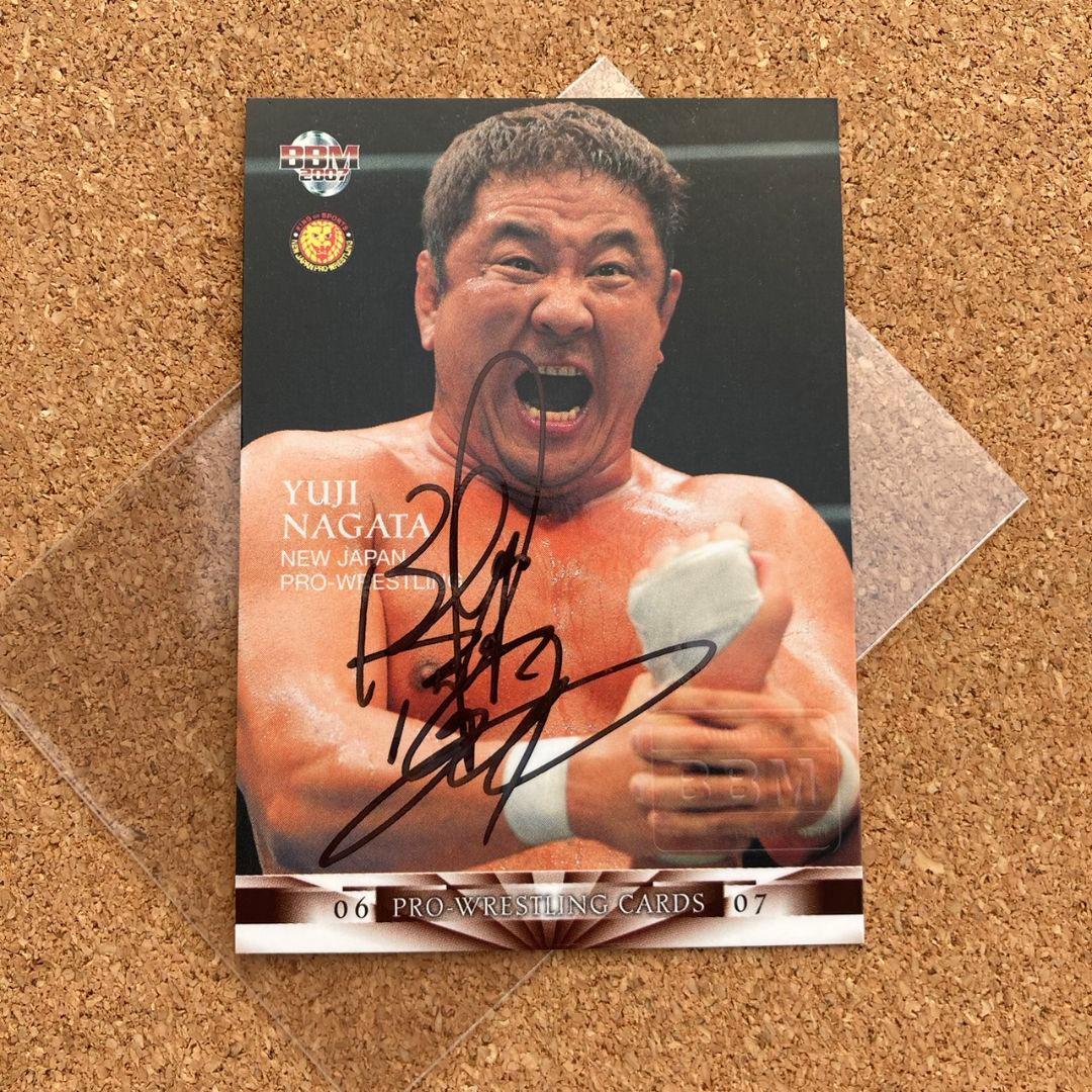 BBM プロレスカード 永田裕志 直筆サインカード 新日本プロレス 2006