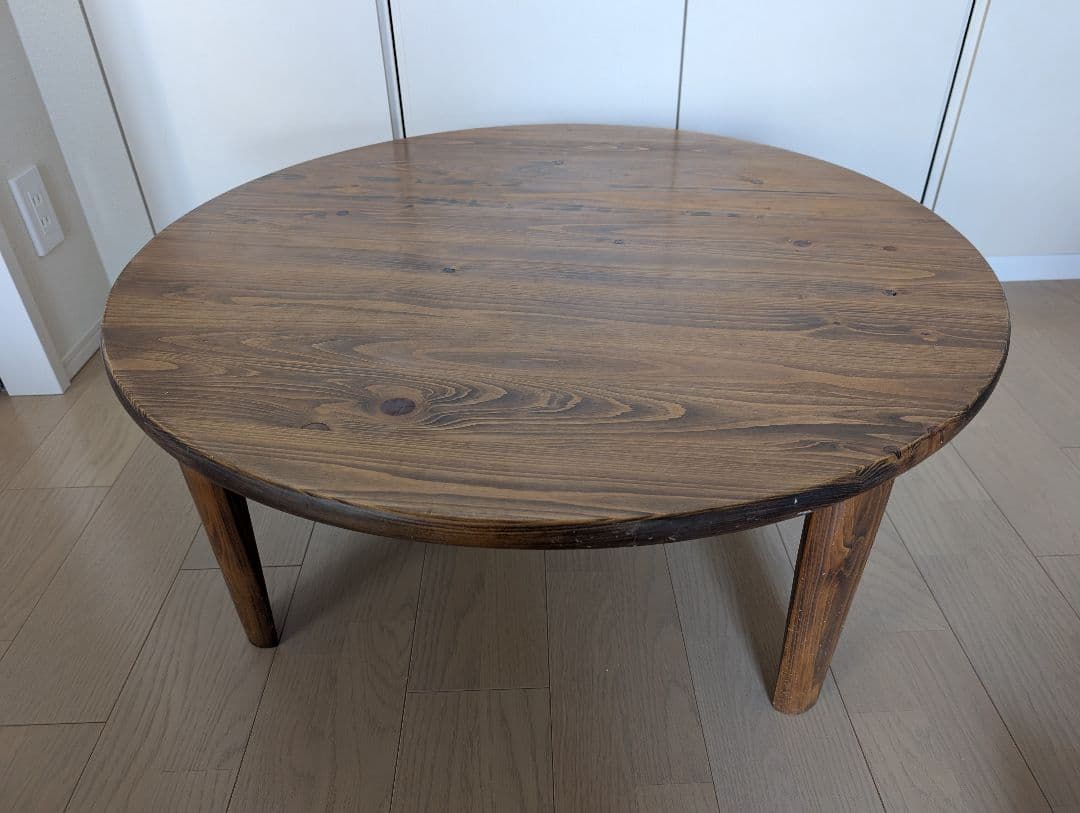 国産ひのき 円卓 折りたたみテーブル 受注生産品 楽天市場】受注生産品 ひのき 座卓 hinoki90-178 選べる5色 円卓 90cm