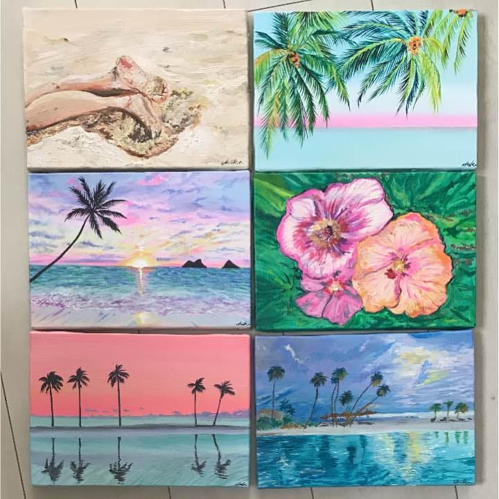 海の絵♡ギフト♡インテリア♡アート♡ビンテージ♡ロンハーマン