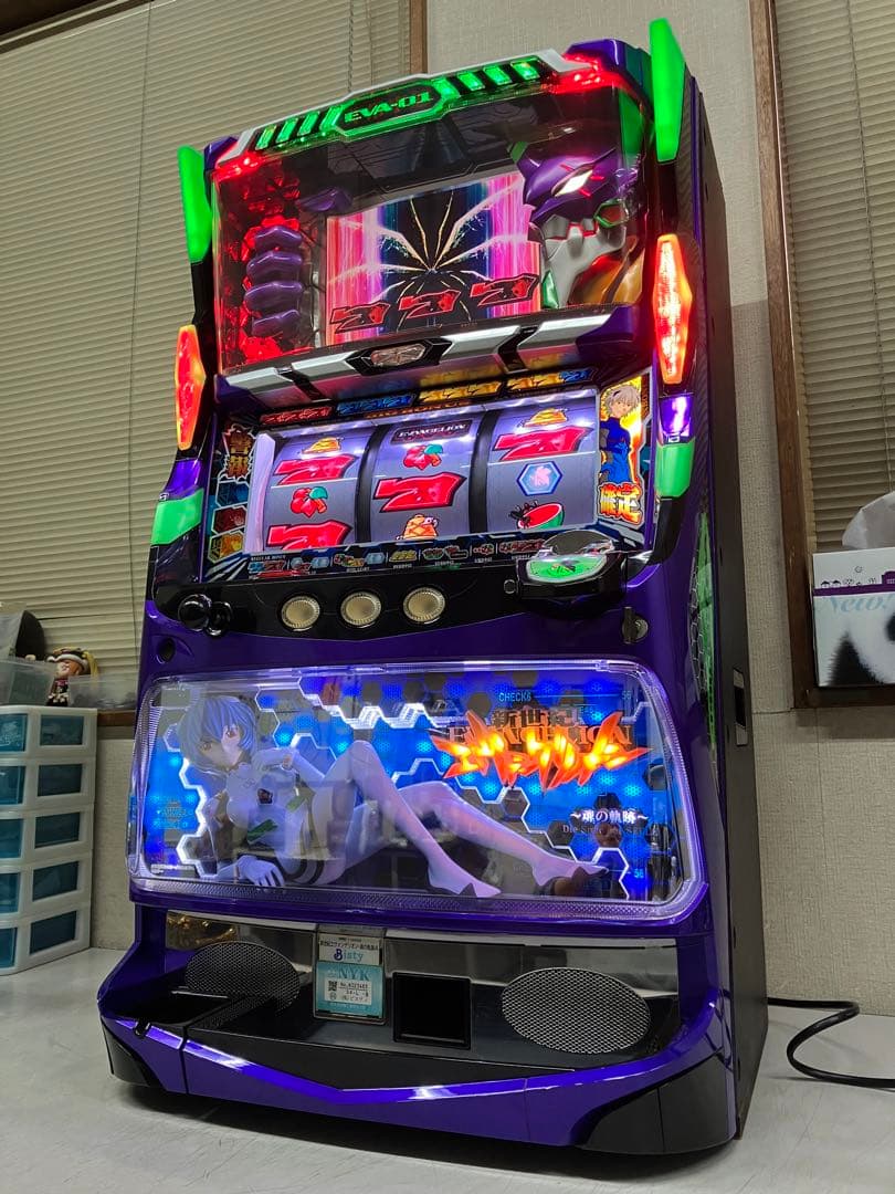パチスロ「エヴァンゲリオン魂の軌跡」中古実機 コイン不要機の通販 by