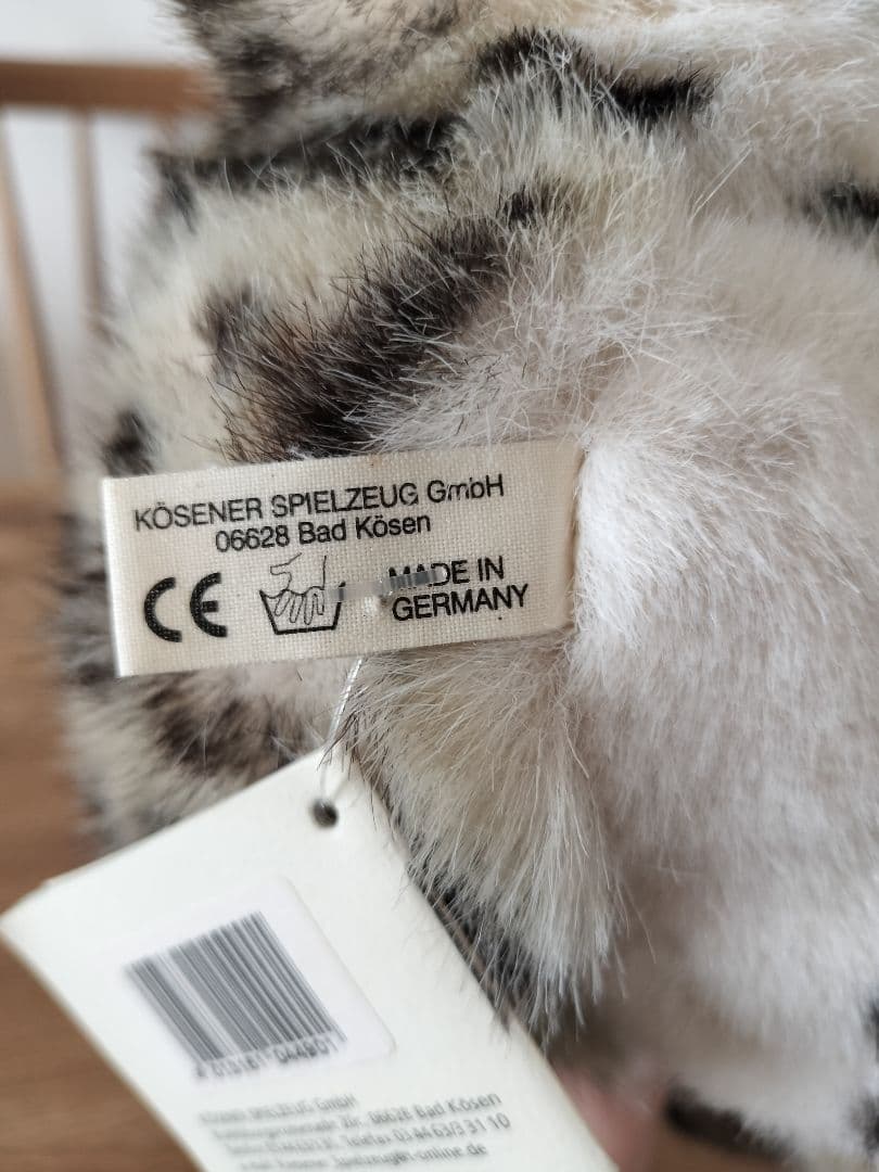 KÖSEN ケーセン社 ユキヒョウ タグ付き アトリエニキティキ KOSEN