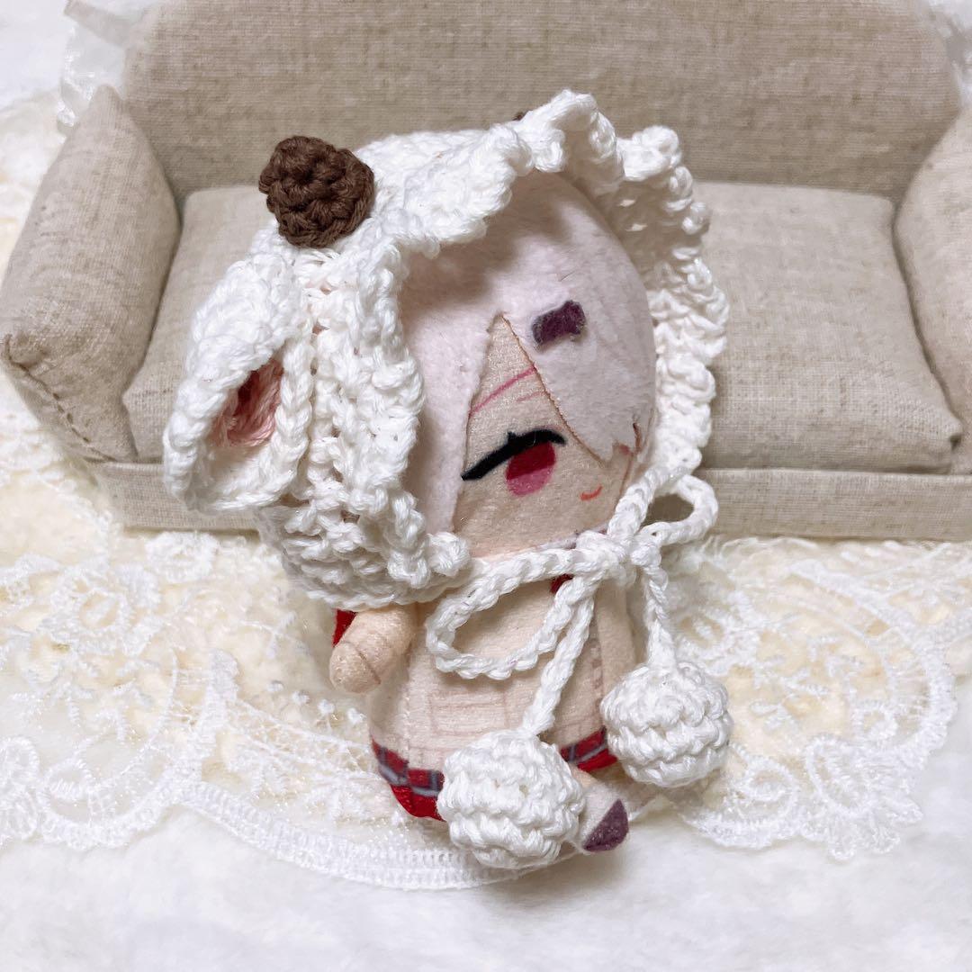 10㎝ ちびぐるみ にじぱぺ ぬい服 ひつじボンネット 61 - メルカリ