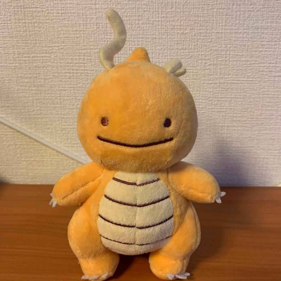 ポケモンセンター 限定 へんしん メタモン カイリュー ぬいぐるみ