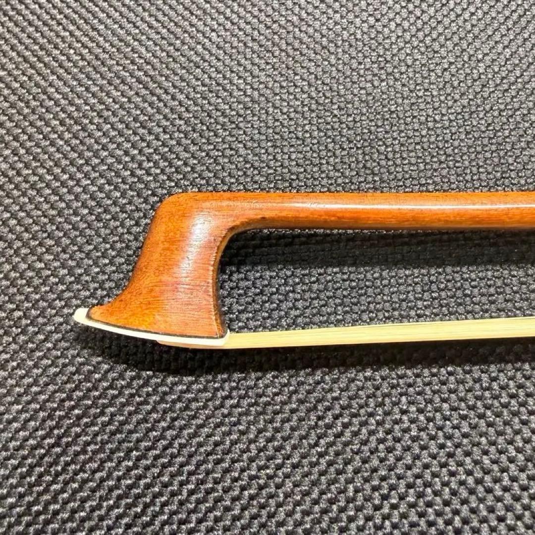 整備品】オールド バイオリン 弓 4/4 フェルナンブコ 刻印無 ヨーロッパ製