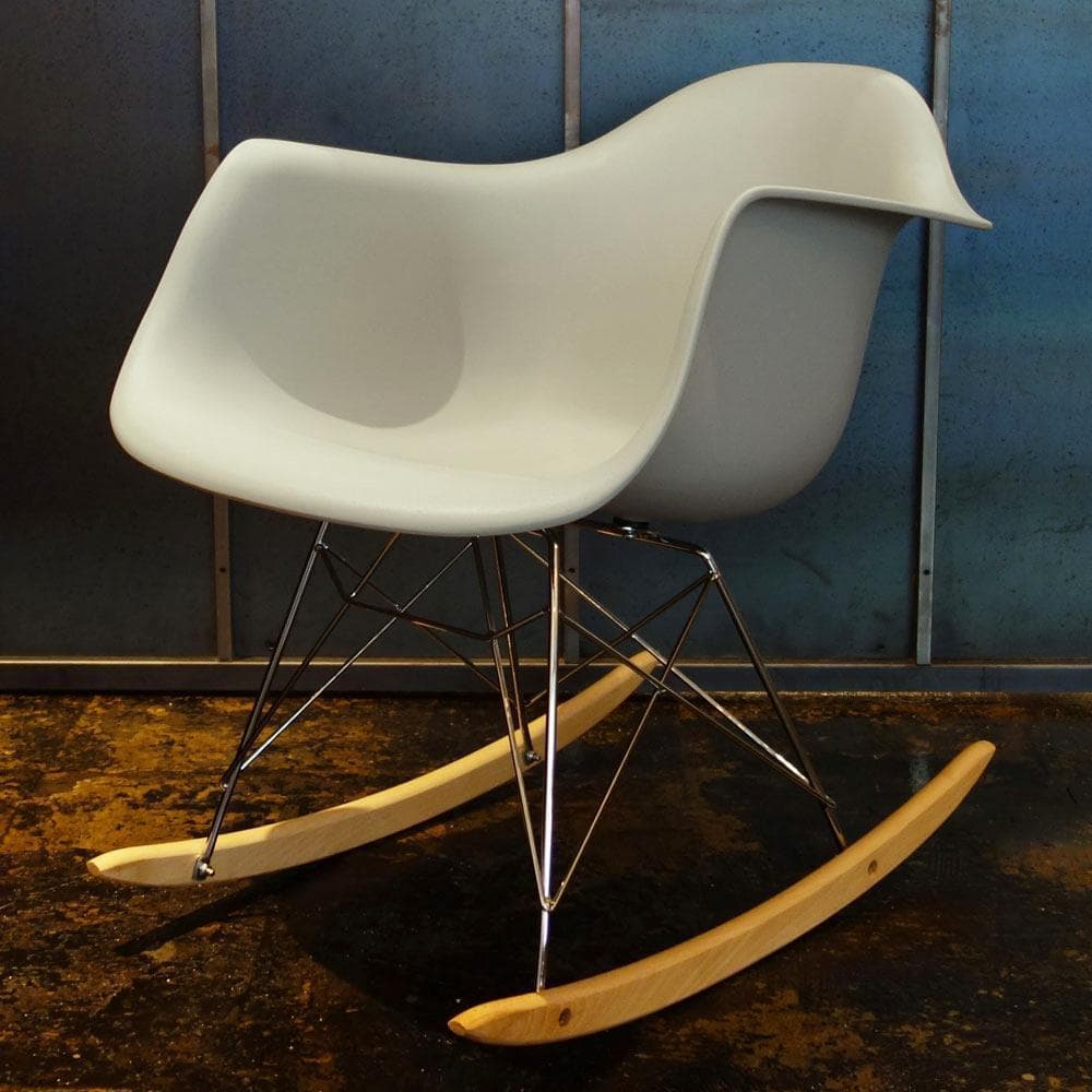 イームズ RAR シェルチェアー イス 椅子 Eames ライトグレー/NT イームズチェア Eames DAR 【スチール脚/完成品】 | 家具・インテリア