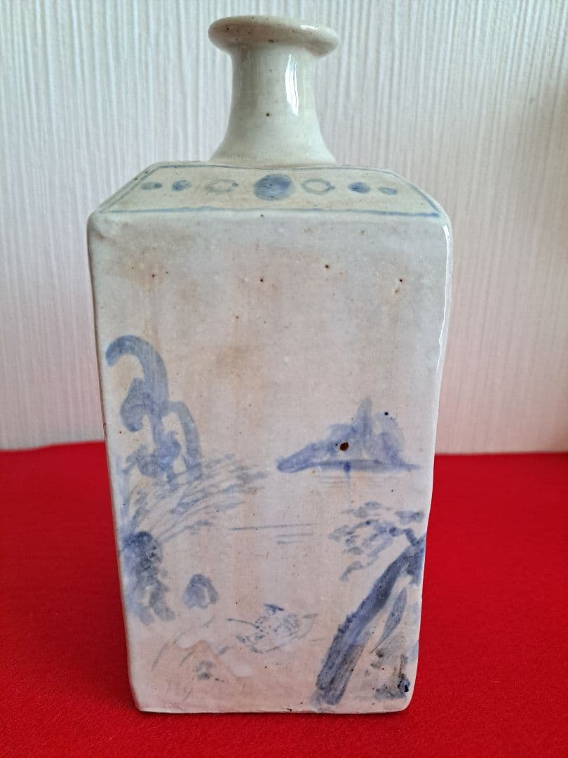 古伊万里 青花 李朝 徳利 花入 古美術 骨董 - メルカリ