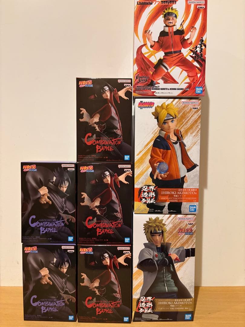 NARUTO ナルト、ミナト、ボルト、サスケ、イタチ 8点セット - メルカリ