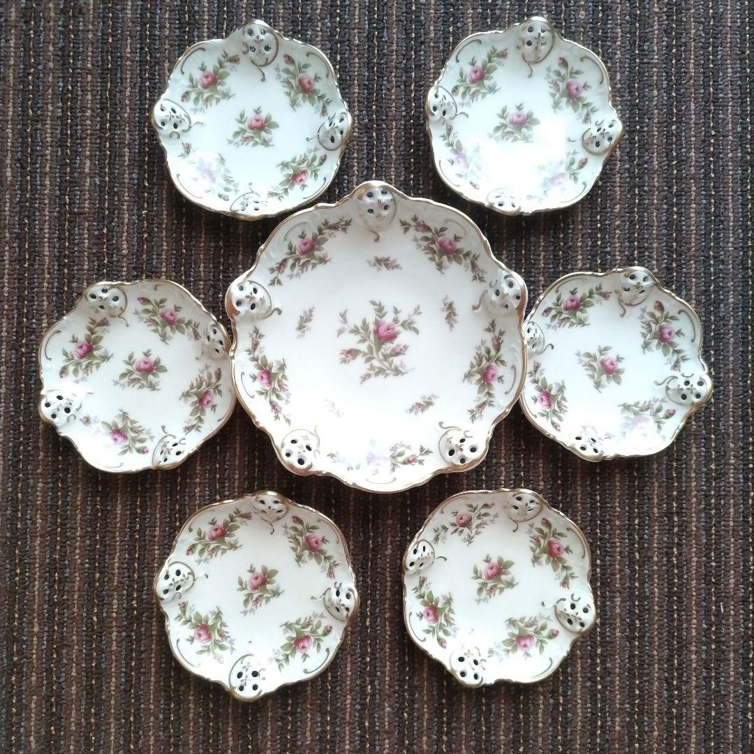 美品】ローゼンタール Moliere Moosrose 全7枚セット