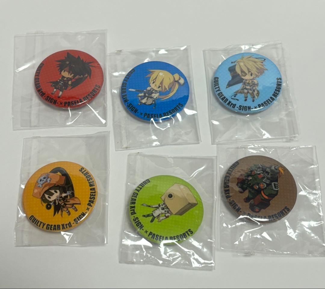 ヴ*ア様 ギルティギアXrd◇パセラコラボカフェ缶バッジ17種セット31mm