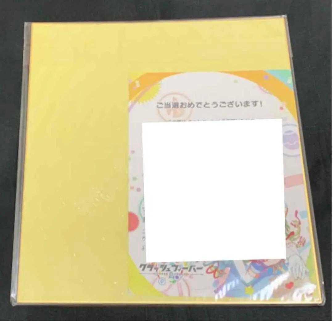 はたらく細胞 クラッシュフィーバー 当選品 直筆サイン 色紙 白血球