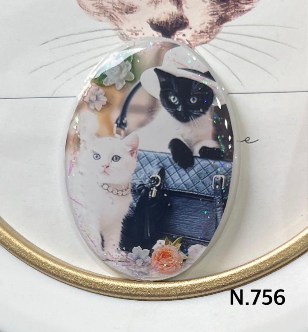 レジンヘアゴム、じゃれ猫ちゃんと金魚・再販不可