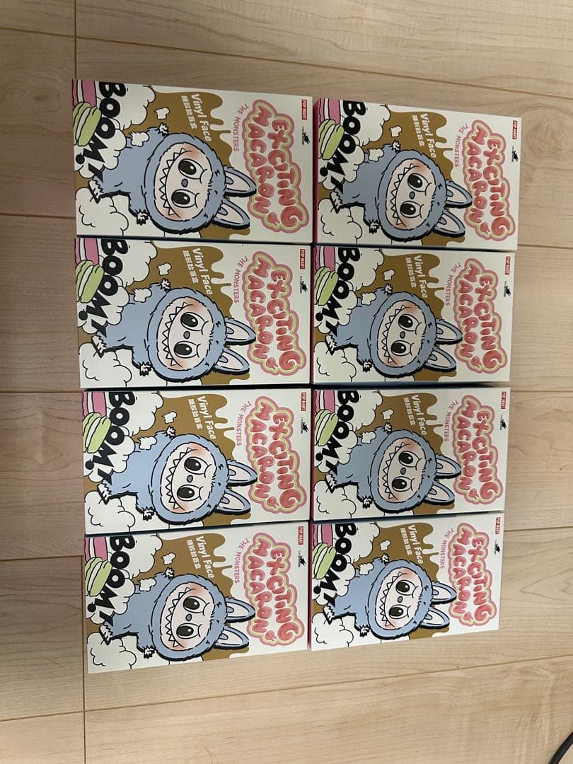 POP MART THE MONSTERS Macaron 8個セット THE MONSTERS Exciting Macaron ぬいぐるみ シリーズ 購入抽選の