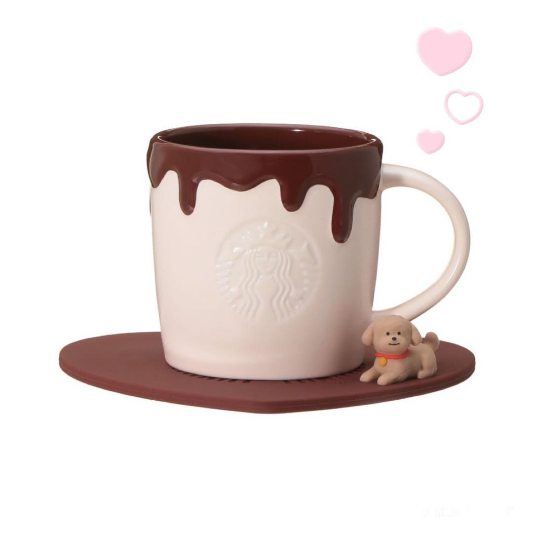 スターバックス バレンタイン チョコレート マグカップ コースター