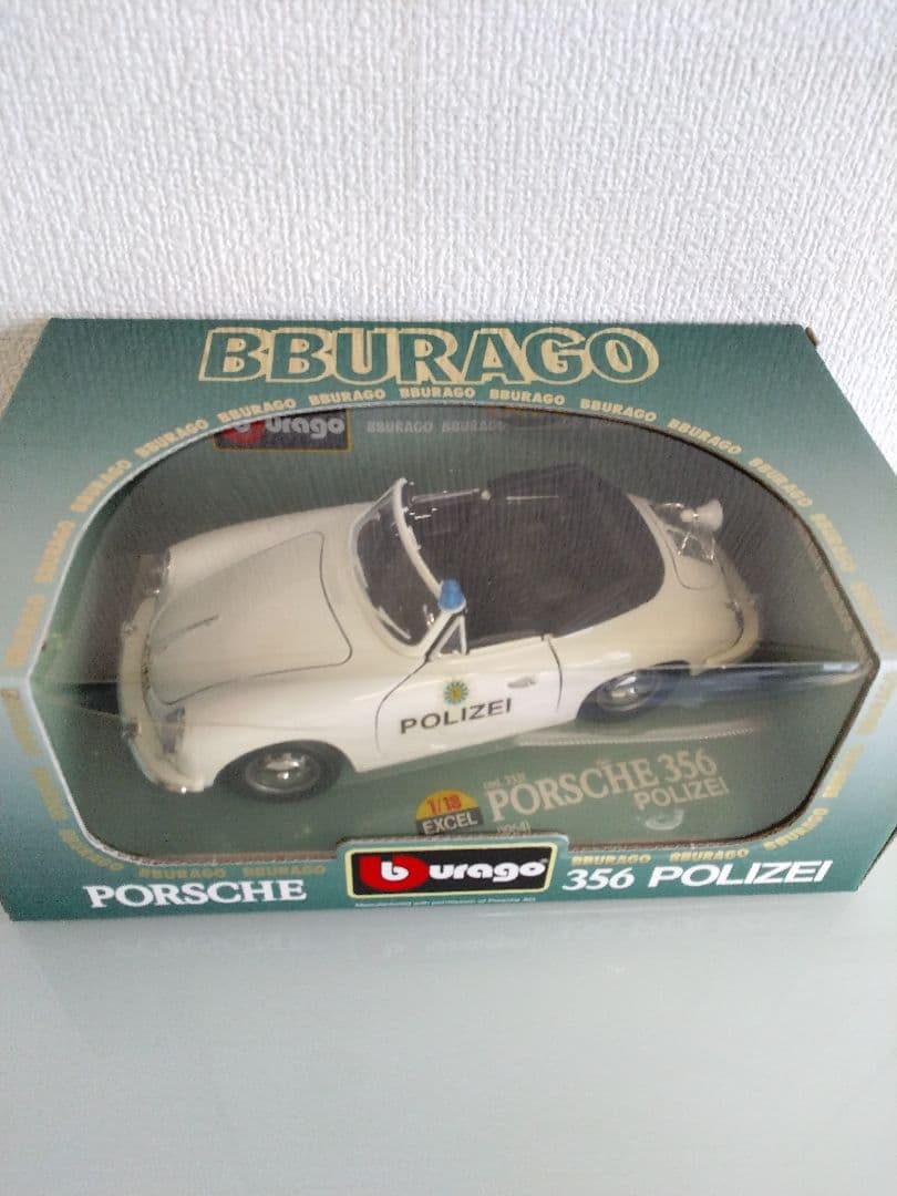 ブラーゴ(エクセル)ポルシェ356POLIZEIカブリオレ1964 楽天市場】ミニカー 1/24 Bburago ポルシェ 356B カブリオレ 1961