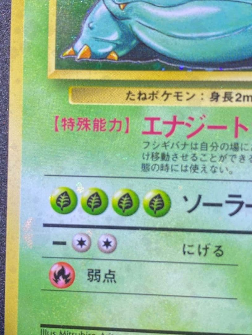 ars8】フシギバナ 旧裏 全面ホロ 渦巻き 十字 モンボ - メルカリ