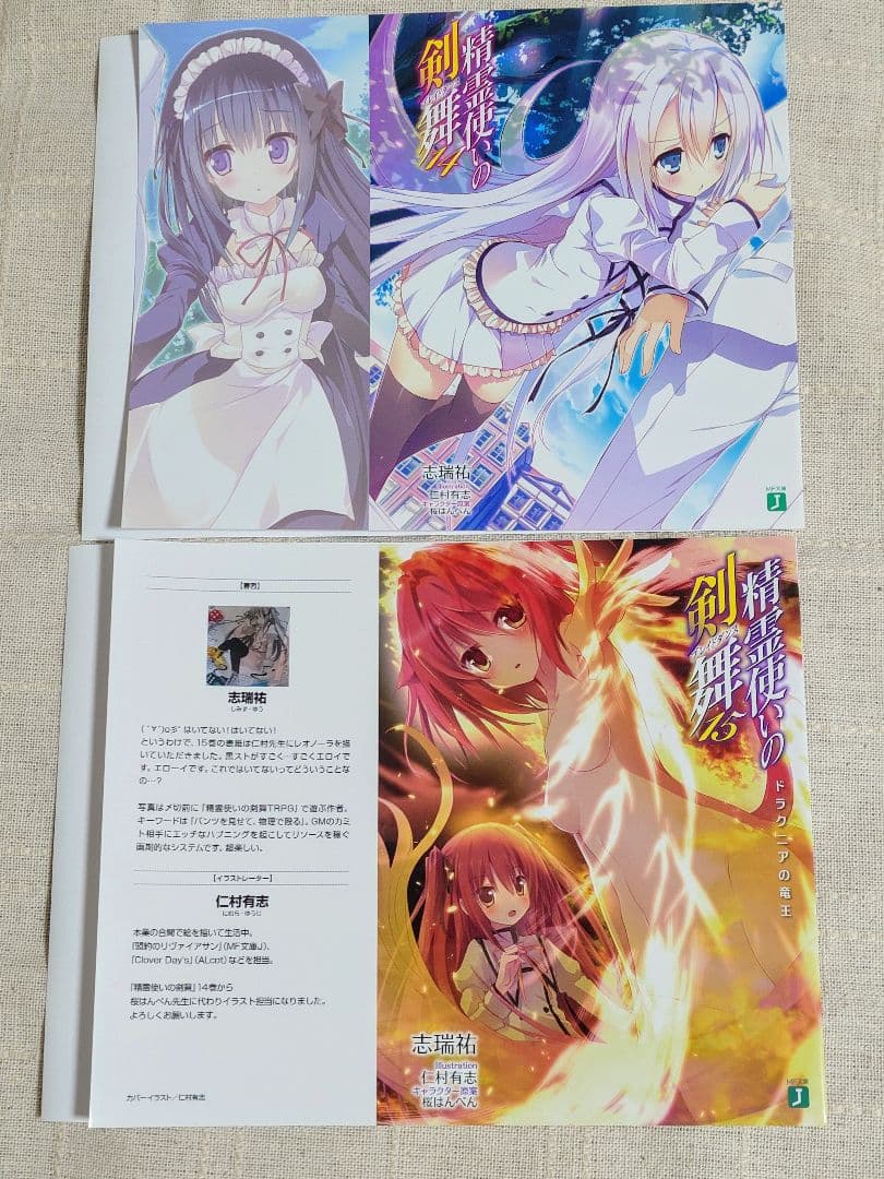 精霊使いの剣舞 特典ブックカバー 13枚セット
