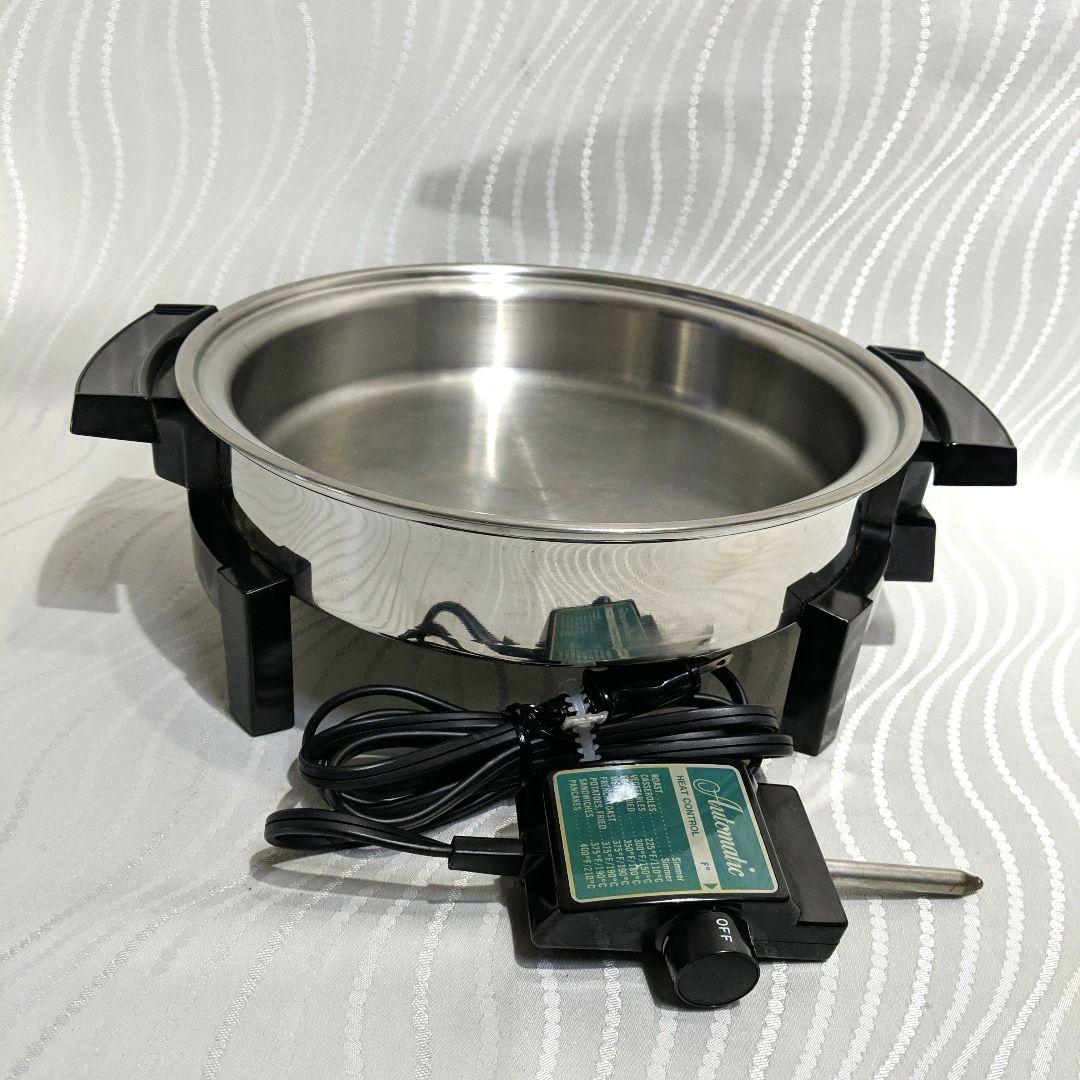 電気フライパン 電気鍋 リキッドコア 蓋無し - メルカリ
