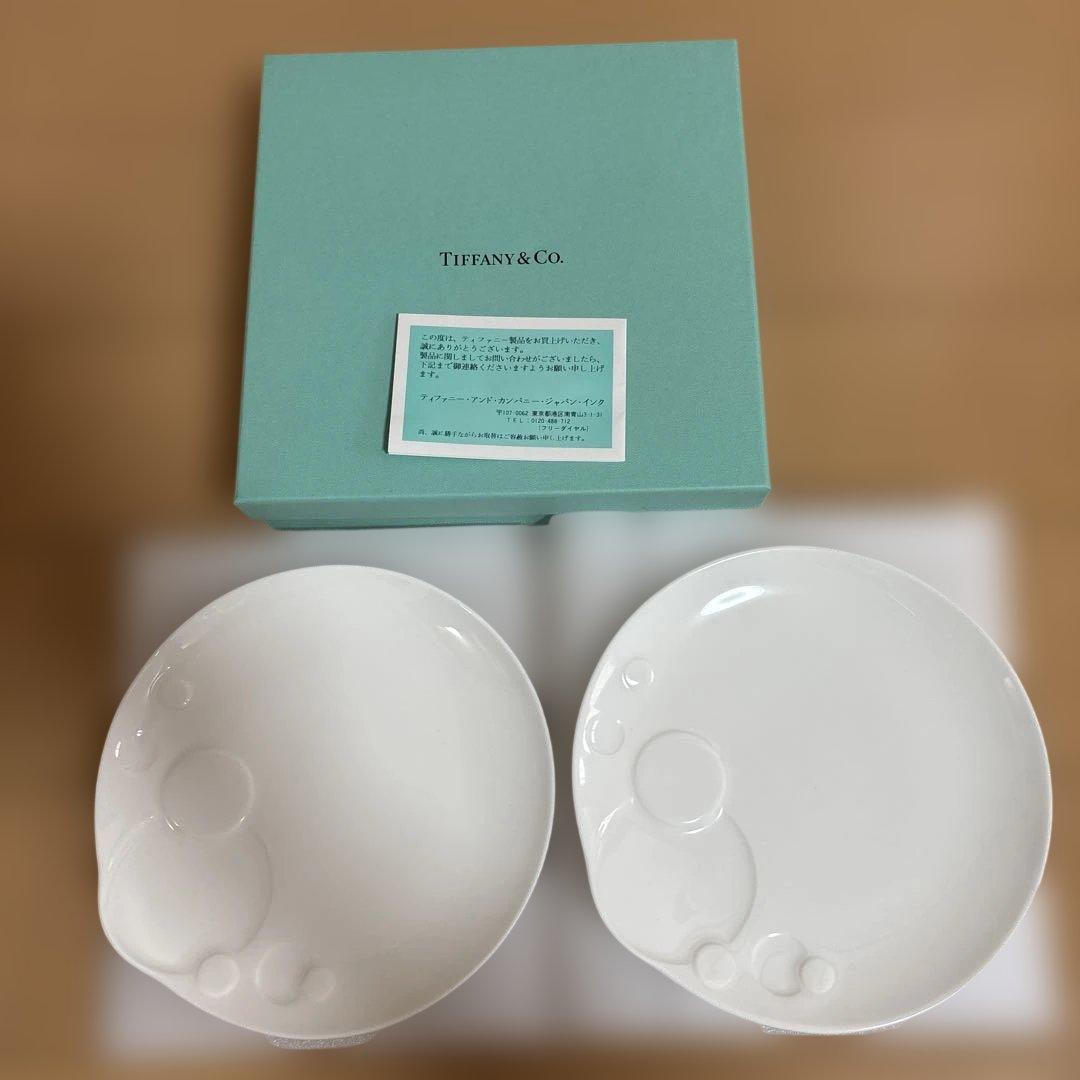 新品未使用品 Tiffany & Co. 陶磁器皿 2枚セット - メルカリ