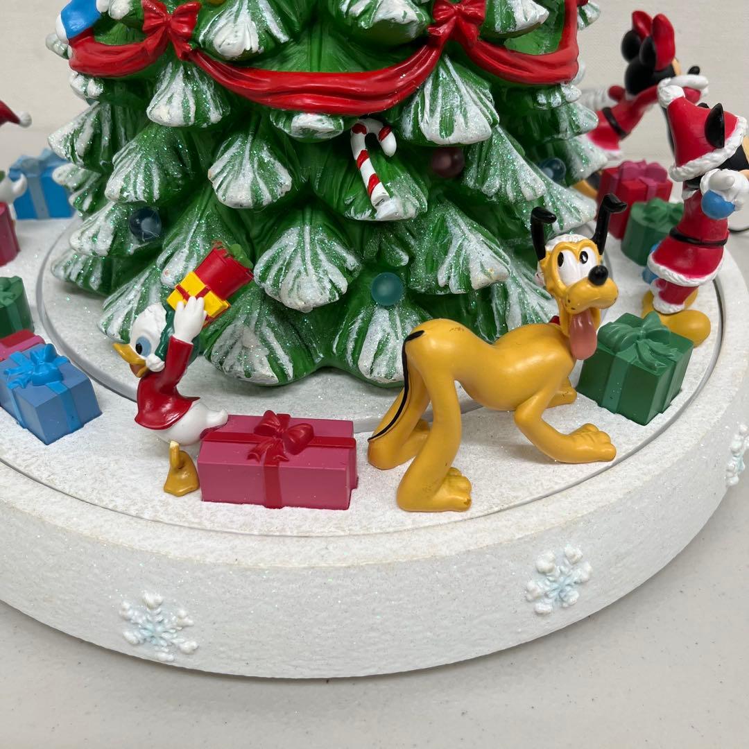コストコ ディズニー クリスマス 回転ツリー ライト&ミュージック付き
