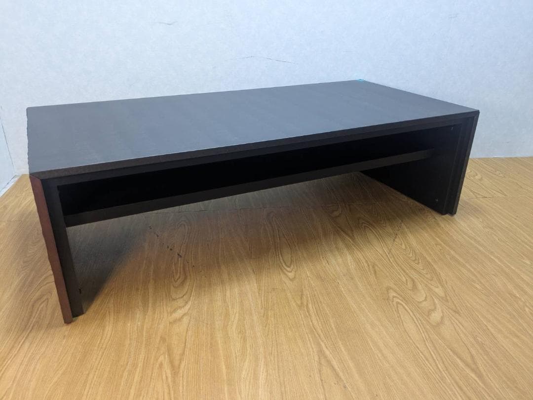 K★184 モーブル リビングテーブル アルヴィン130 ウォールナット 未使用 ローテーブル 大川家具 モーブル｜Alvin/アルヴィン テーブル 収納付き