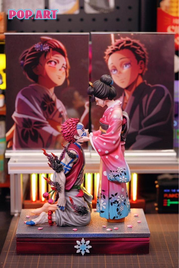 猗窩座 恋雪 フィギュア 鬼滅の刃 Demon Slayer ガレージキット - メルカリ