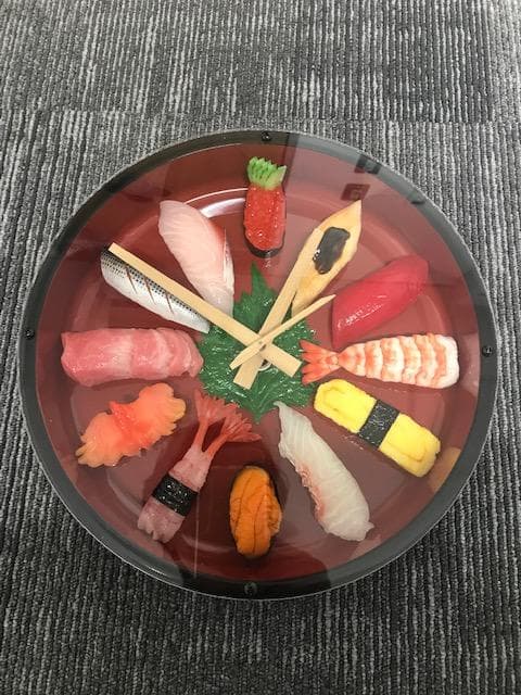 美品】寿司時計 食品サンプル まいづる製 - メルカリ