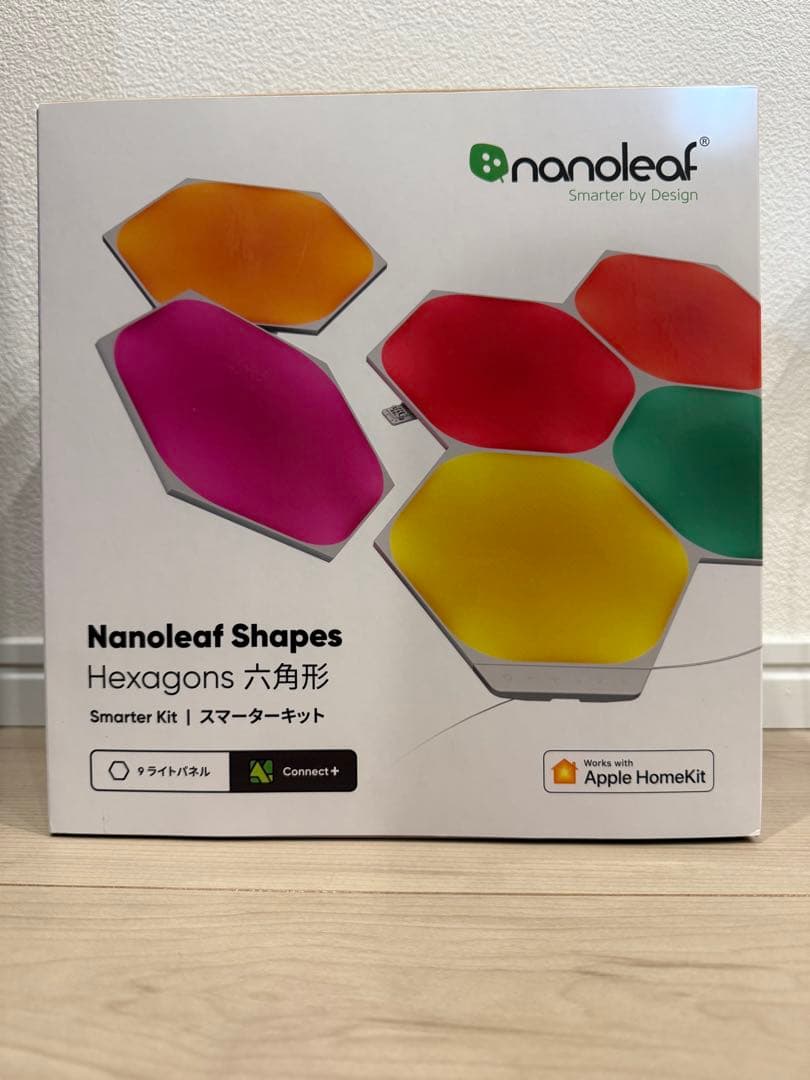 Nanoleaf Shapes Hexagons スマーターキット 9個セット Shapes Hexagons Starter Kit (9 Panels) - NL42-0006HX-9PK | Nanoleaf