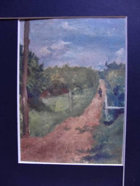 岸田劉生、風景（鵠沼）、希少画集画、高級額装、状態良好 - メルカリ