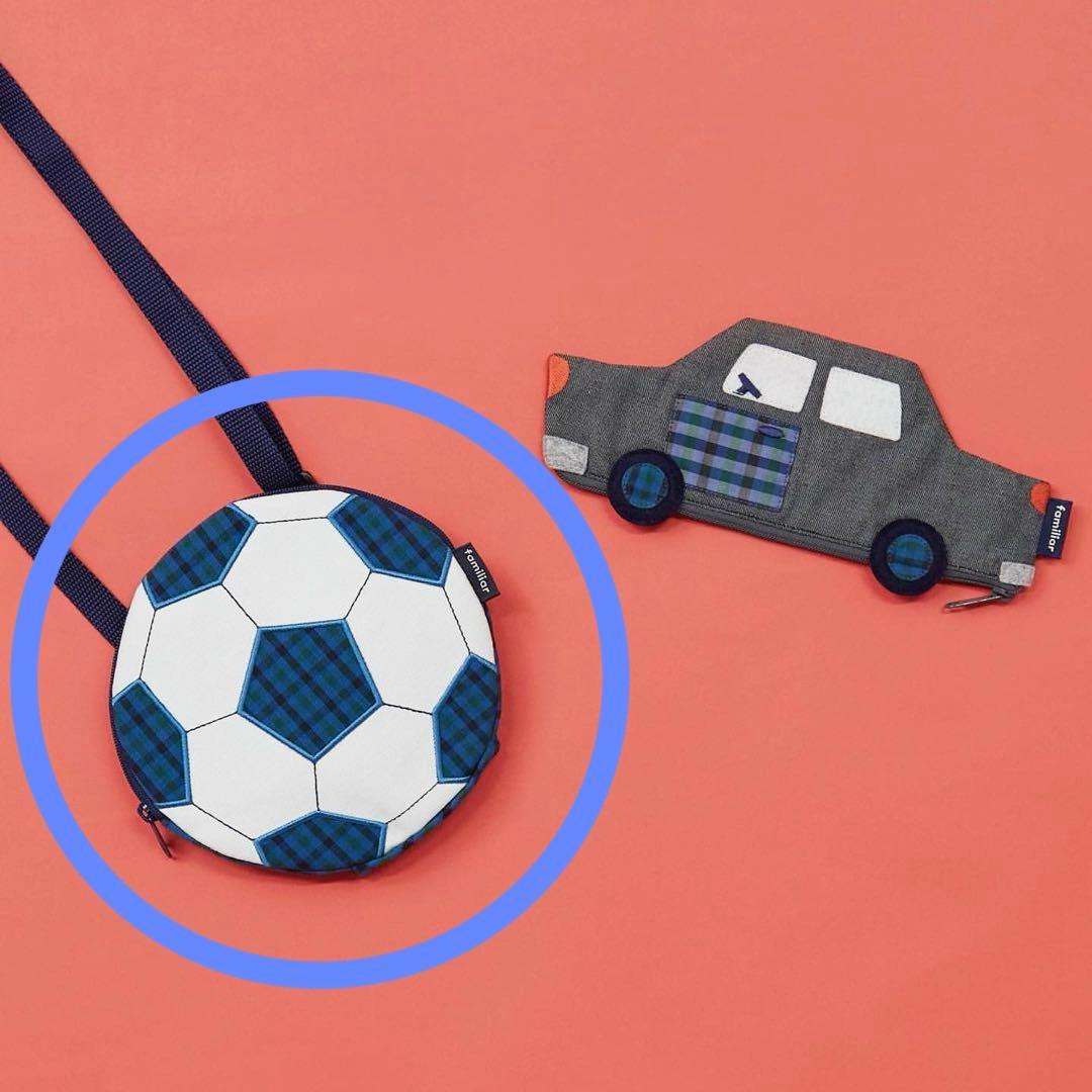 新品✨タグ付き】ファミリア サッカーボールデザイン ポシェット
