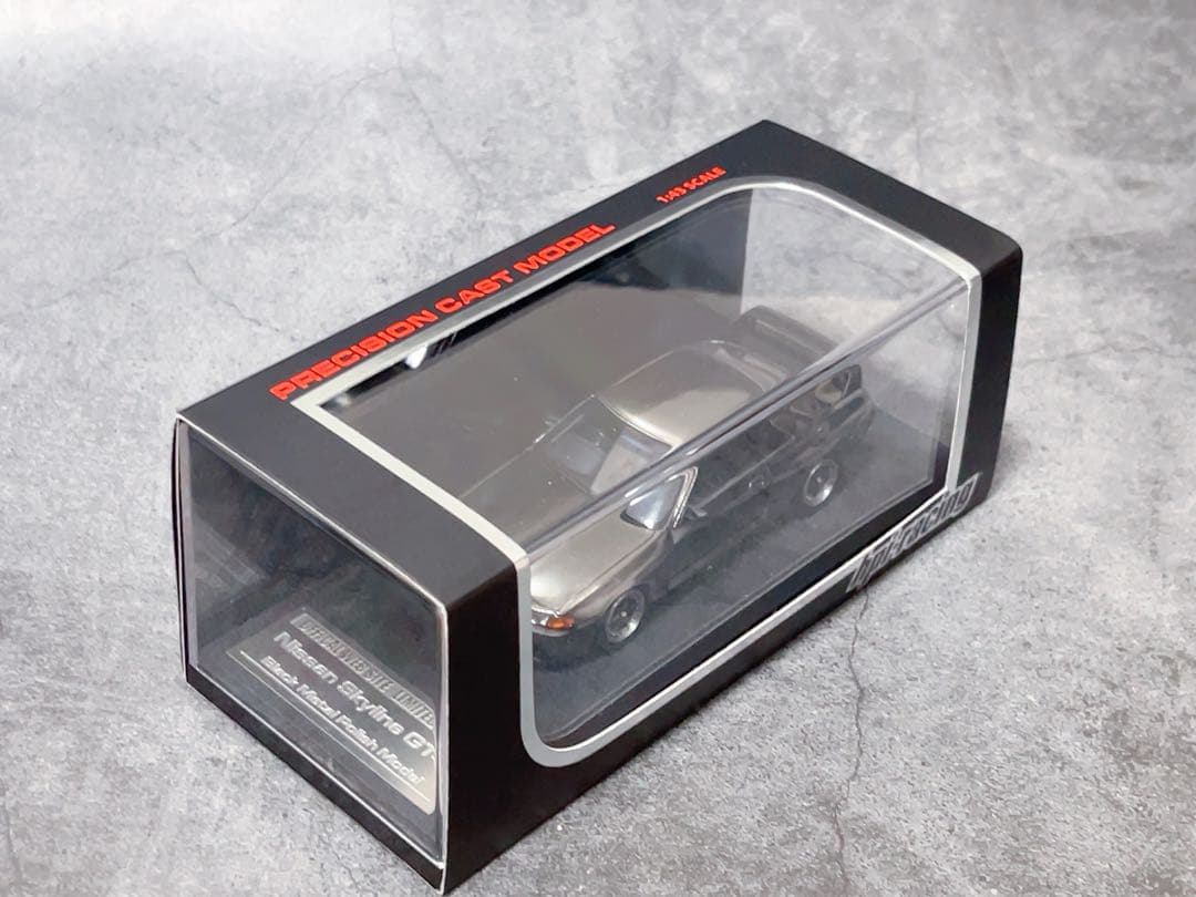 1/43 HPI 日産 スカイライン GT-R ブラック ブラックメタル r32 - メルカリ