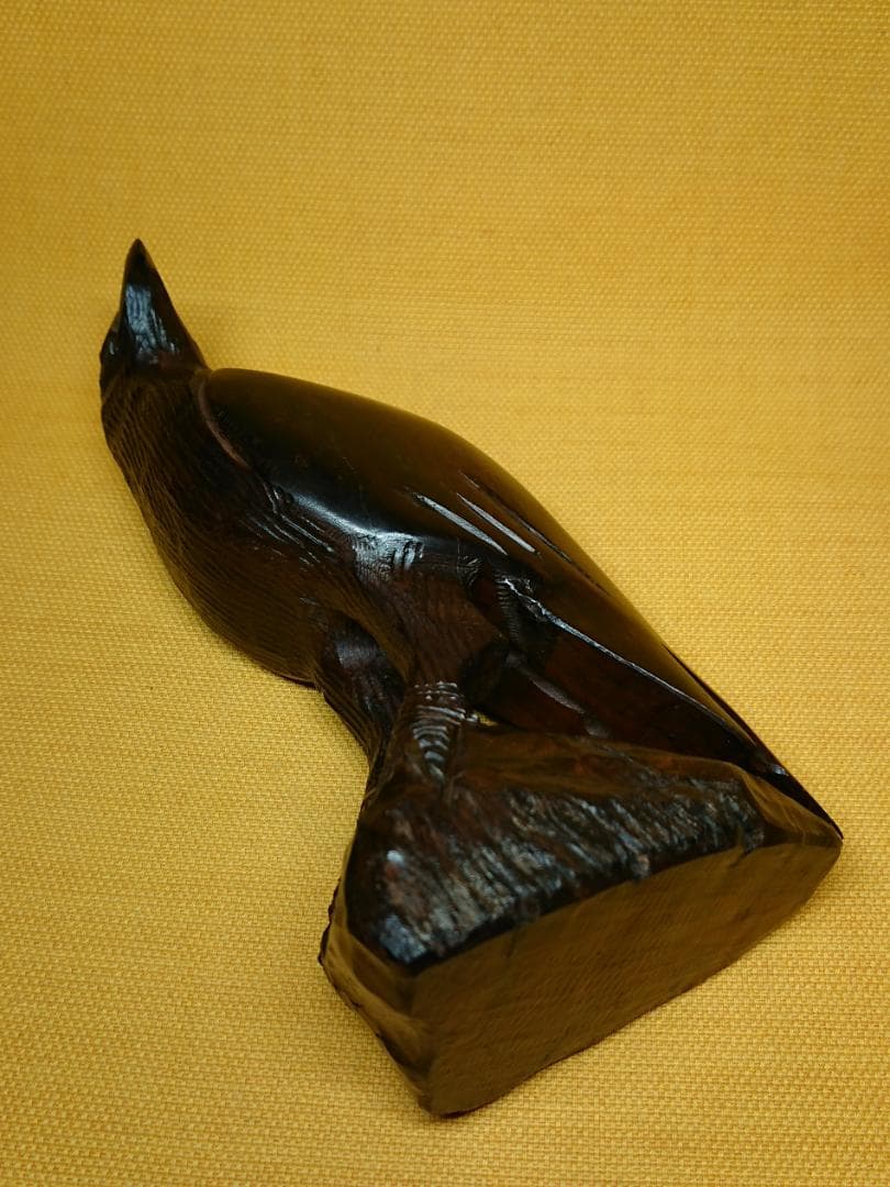 タカ 鷲 鷹 木彫 オブジェ 置物 インテリア 工芸品 美術品 A1041