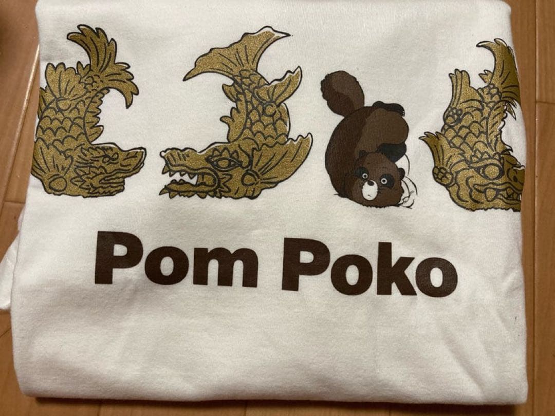 平成狸合戦ぽんぽこ ジブリパーク限定Tシャツ 金のシャチホコ 激レア