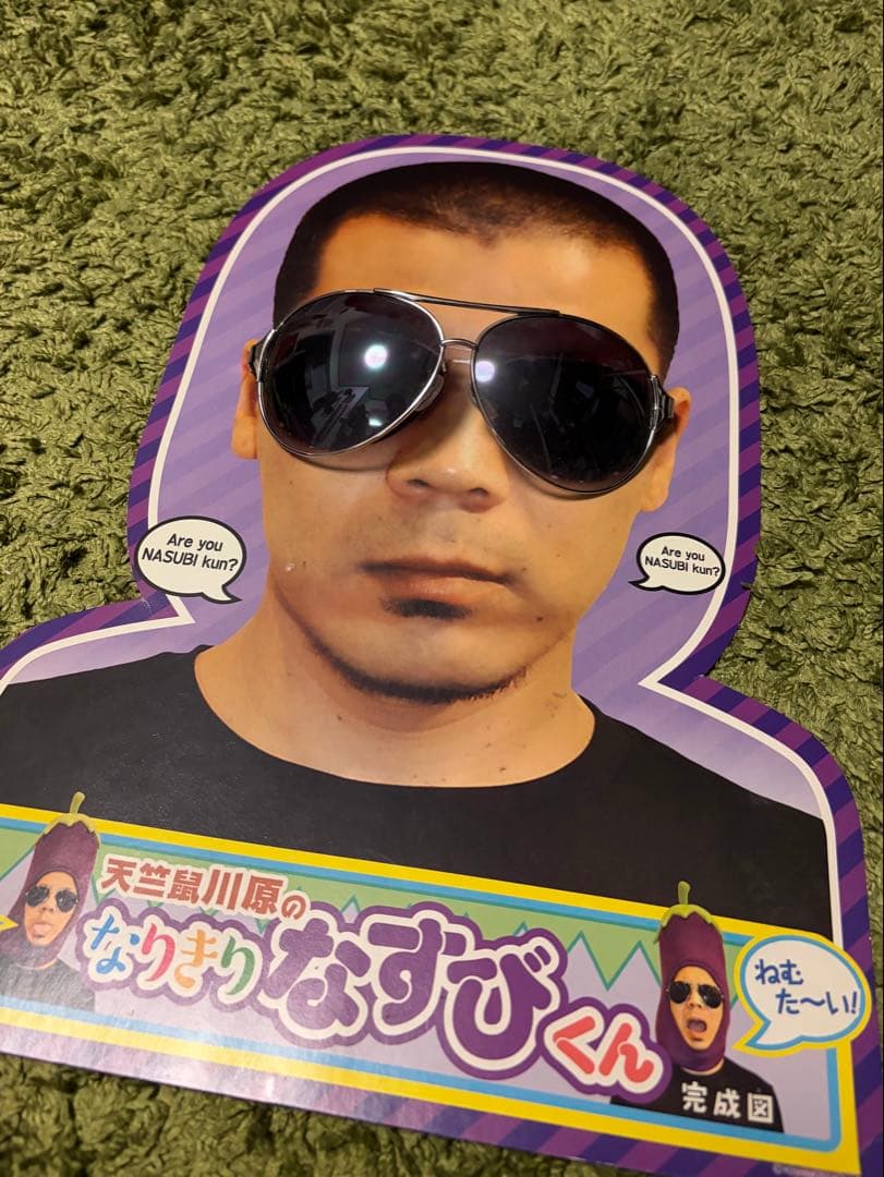 天竺鼠川原のなりきりなすびくん(サングラス付き) - メルカリ