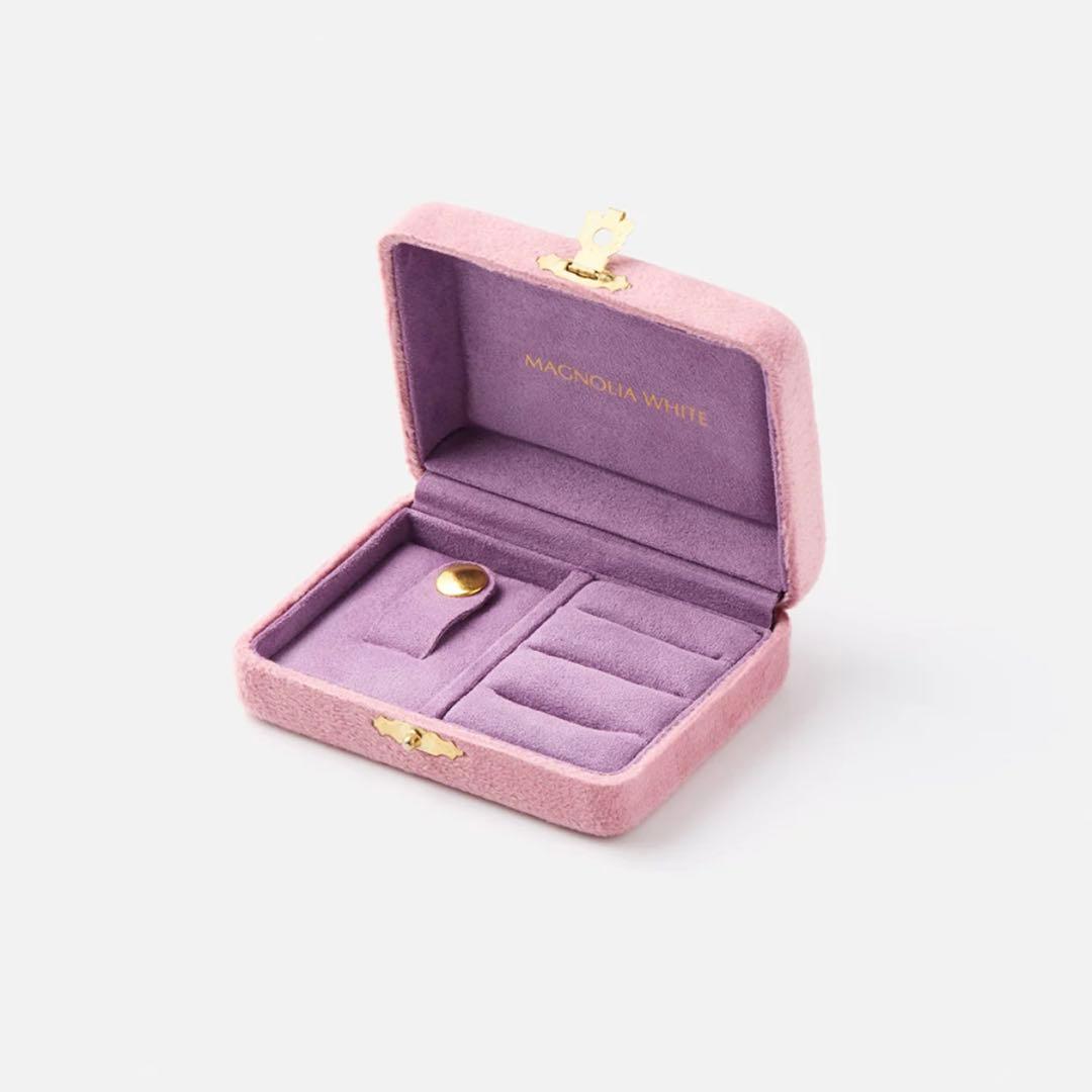 【ほぼ未使用品】マグノリアホワイト×石井美保さん ジュエリーケースミニ 42262-195-