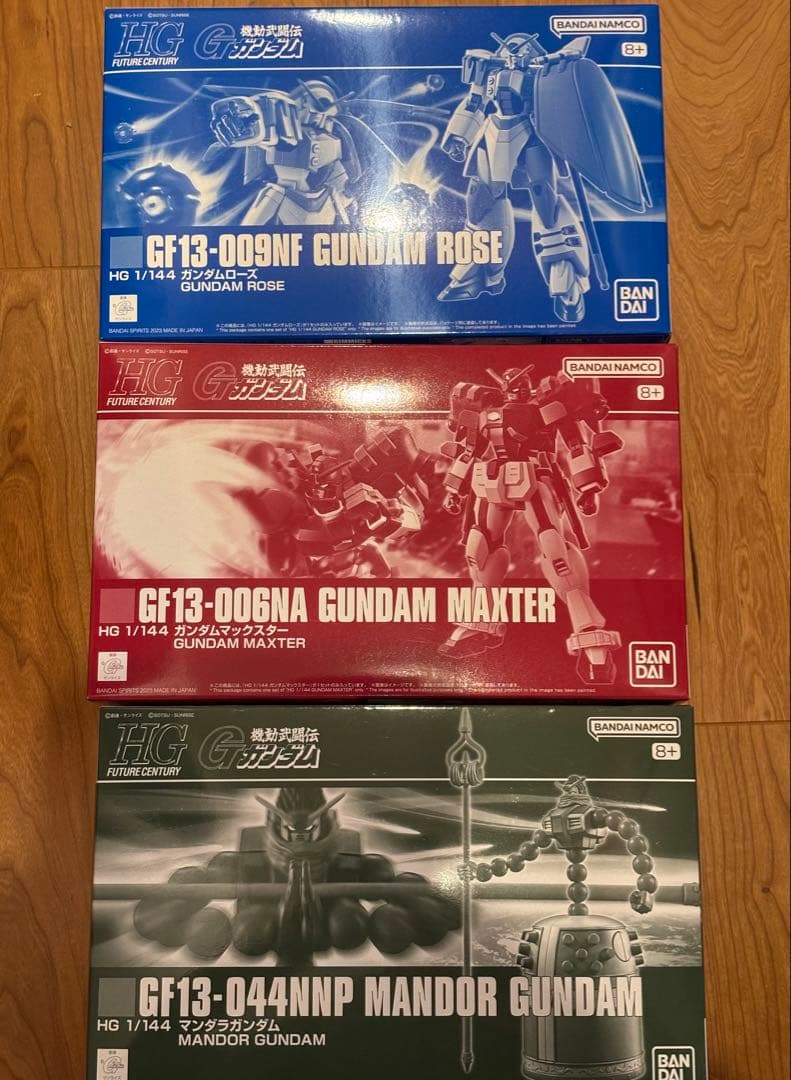 HG ガンダムローズ マックスター マンダラガンダム 3体セット 新品