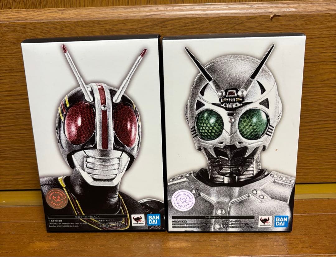 真骨彫　仮面ライダーブラック、シャドームーン 2体セット　未開封 仮面ライダー 真骨彫製法シリーズ BLACK、シャドームーン 入荷