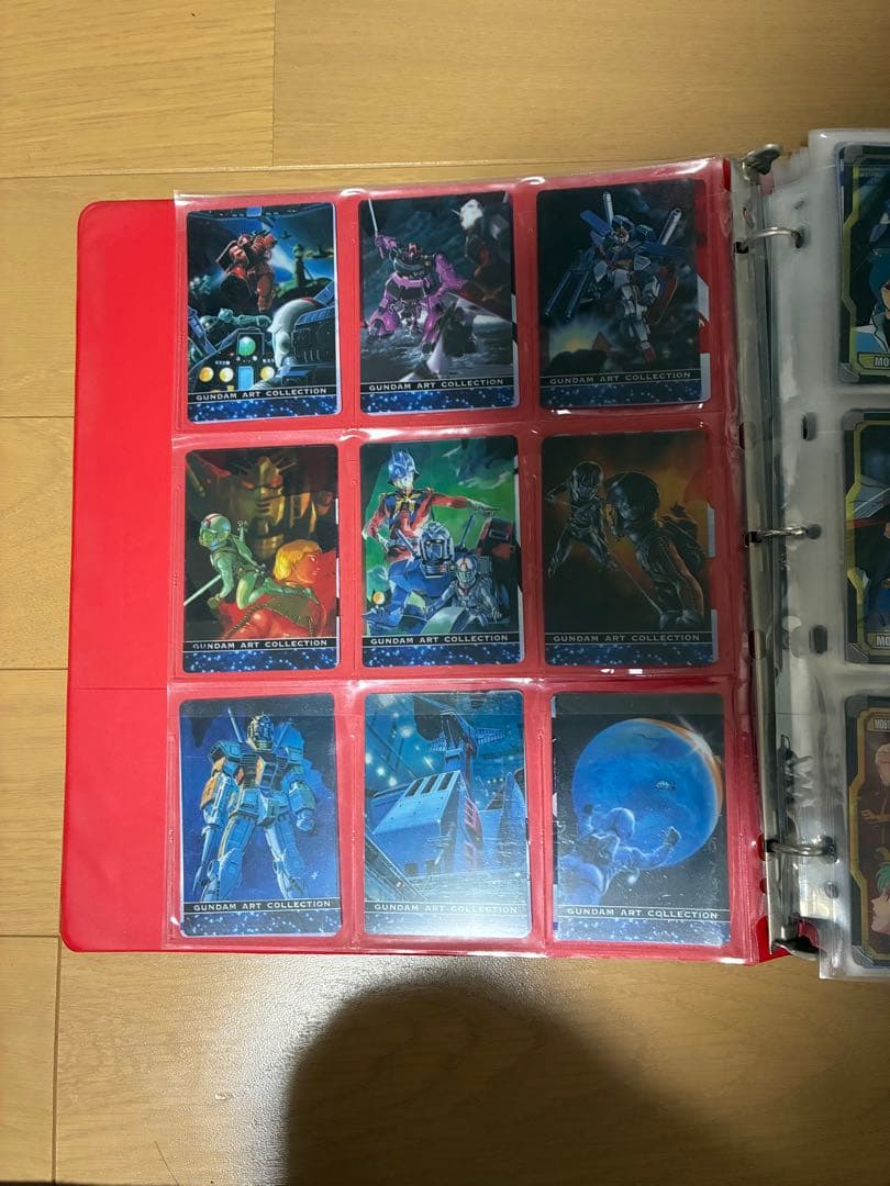 ガンダムウェファーカード第一弾243種・第二弾243種コンプ バインダー