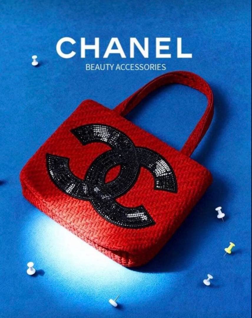 T*た様 新品未使用♡CHANEL ノベルティトートバッグ ビッグココマーク レ CHANEL シャネル ココマーク ノベルティ トートバッグ キャンバス 白