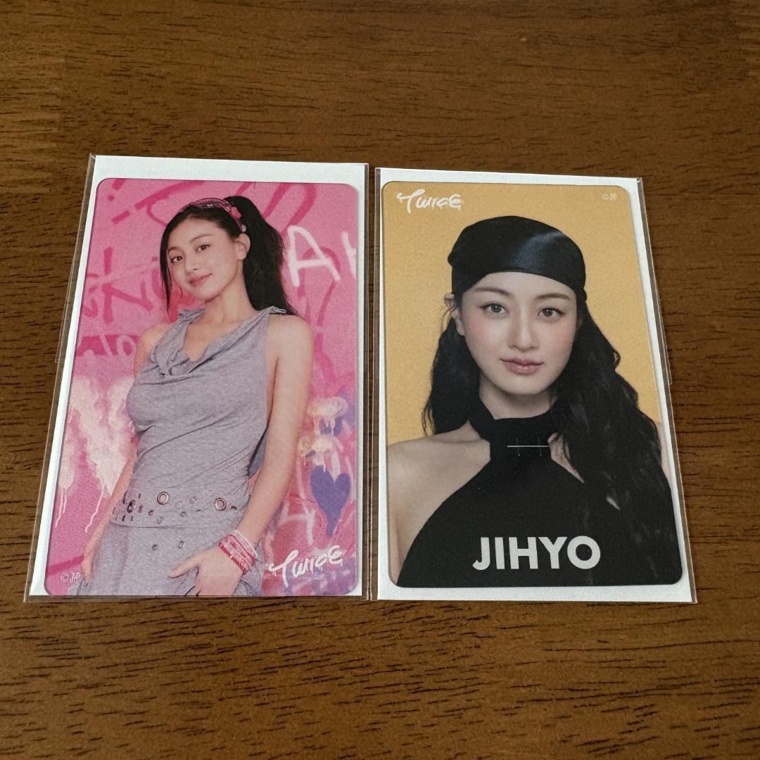 TWICE ジヒョ オフラインくじ FCくじ THIS IS FOR 参加賞 - メルカリ